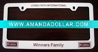 license frame