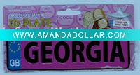 Wholesale EU license name plate