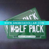 Wholesale aluminum novelty number plate