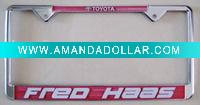 USA standard license plate frame