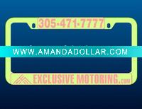 Wholesale 2011new design car license plate frame(2011)