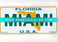 Wholesale license plate bike plate door plate(do any size)