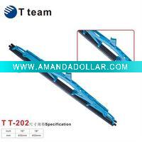 Wholesale Universal type double wiper blade with whole plastic frame and PC backing