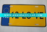 number license plate