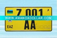 high security license plate