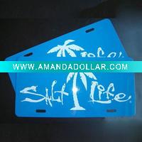 aluminum novelty licence plate