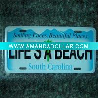 number personal licence plate