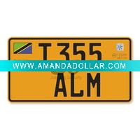 high security license plate