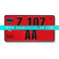 high security license plate