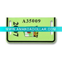 Wholesale control license plate