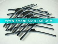 Silicone flat wiper blade