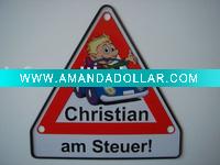Wholesale triangle license plate