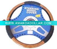 Wholesale PVC wood car steering wheel cover