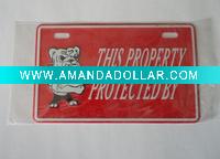 Wholesale funny license plate