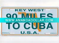 Wholesale aluminium license plate bicycle plate metal license plate sign plate