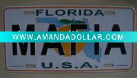 Wholesale aluminium metal plate, license plate bike plate door sign plate/USA LICENSE PLATE