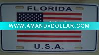 Wholesale aluminium license plate bike plate door sign plate/number sign plate