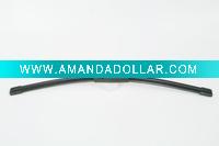 Wholesale Flat wiper blade for U-hook shaped arms, full natural rubber with frameless steel backing