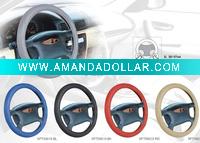 Wholesale fashion comfortable PVC steering wheel cover