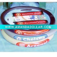 Wholesale many different fashion styles PVC steering wheel cover