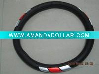 Wholesale fashion comfortable reflective pvc steering wheel cover