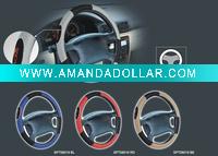Wholesale fashion comfortable PVC steering wheel cover