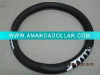 Wholesale fashion comfortable reflective pvc steering wheel cover