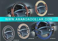 Wholesale fashion comfortable PVC steering wheel cover