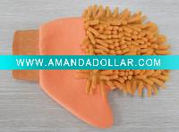 Wholesale Wash Mitten dotted gloves