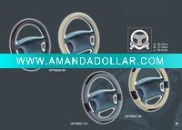 Wholesale fashion comfortable PVC steering wheel cover