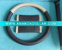Wholesale fashion comfortable steering wheel cover set