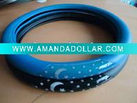 Wholesale car accessories leather steering wheel covers