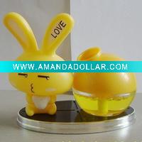 Wholesale New Yellow Love Rabbit car perfume
