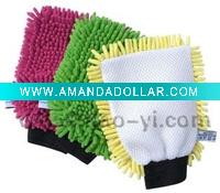 Wholesale microfiber car cleaning glove