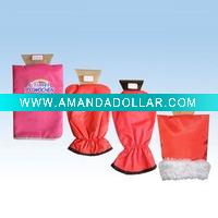 Wholesale ice scraper with glove