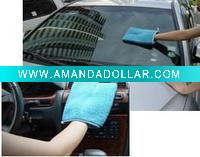Wholesale microfiber car cleaning glove