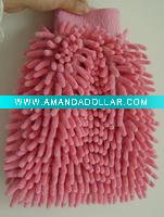 Wholesale Microfiber chenile car cleaning glove