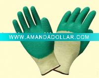 latex coated working gloves