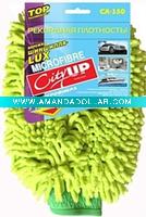 Chenille Mitten & cleaning products