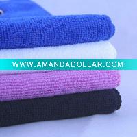 Wholesale 40*40cm microfiber towel cloth microfiber cleaning cloth black