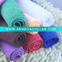Wholesale 30*70cm Microfiber Cleaning Cloths LCD glass cleaning cloth yellow