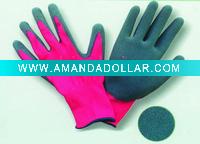 latex xoated working gloves