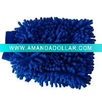 Wholesale ultra fine microfiber chenille car wash mitt
