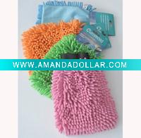 Microfibre car cleaning glove