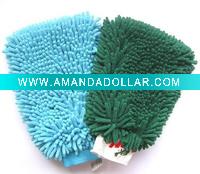 Wholesale 100% microfiber car washing mitt