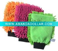 Wholesale microfiber car cleaning glove