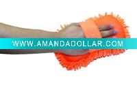 Wholesale chenille glove (ONE side, arious color)