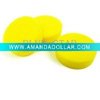 Wholesale PU round shape car sponge car cleaning sponge LS-D017