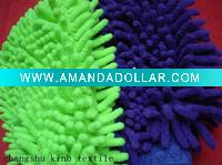 Wholesale microfiber chenille gloves (double surface)