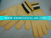 Wholesale pvc doted working glove